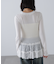 長袖裾フリルカットソー