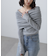袖口ボタンオフショルニット〈MFM〉