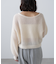 前後2WAYドロストショート丈ニット