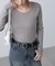 〈洗える〉マシンウォッシャブルケーブルニット