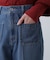 フロントポケットソフトバギーデニムパンツ