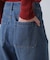 フロントポケットソフトバギーデニムパンツ