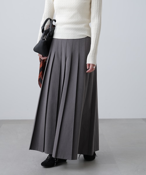 プリーツロングスカート｜フリーズマートの通販｜&mall（アンド