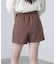 ハイウエストショートパンツ
