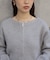 ダブルジップキャンディスリーブカーディガン
