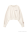 サンリオキャラクターズコラボ SHORT SWEAT ショートスウェット 胸LOGO×袖RIBBON