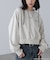 サンリオキャラクターズコラボ SHORT SWEAT ショートスウェット 胸LOGO×袖RIBBON