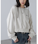 サンリオキャラクターズコラボ SHORT SWEAT ショートスウェット 胸LOGO×袖RIBBON