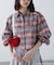 サンリオキャラクターズコラボ CHECK SHIRT チェックシャツ