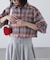 サンリオキャラクターズコラボ CHECK SHIRT チェックシャツ