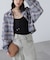 サンリオキャラクターズコラボ CHECK SHIRT チェックシャツ