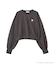 サンリオキャラクターズコラボ SHORT SWEAT ショートスウェット 胸KITTY×背面LOGO