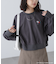 サンリオキャラクターズコラボ SHORT SWEAT ショートスウェット 胸KITTY×背面LOGO