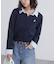 衿付きレイヤード風ポロニット