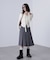 タックプリーツミディスカート