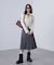 タックプリーツミディスカート