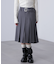 タックプリーツミディスカート