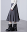 タックプリーツミディスカート
