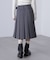 タックプリーツミディスカート