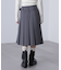 タックプリーツミディスカート