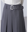 タックプリーツミディスカート