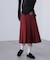 タックプリーツミディスカート