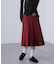 タックプリーツミディスカート