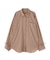 袖シャーリングオーバーシャツ