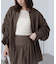 袖シャーリングオーバーシャツ