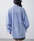 袖シャーリングオーバーシャツ