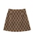 バイアスチェックミニスカート