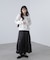 シャイニーティアードスカート
