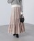 シャイニーティアードスカート