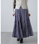 シャイニーティアードスカート