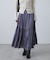 シャイニーティアードスカート
