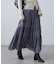 シャイニーティアードスカート