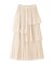 ランダムプリーツティアードスカート
