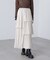 ランダムプリーツティアードスカート
