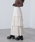 ランダムプリーツティアードスカート