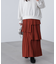 ランダムプリーツティアードスカート