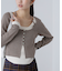 キャミレイヤードクルーネックニット