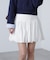 インナーパンツ付きナチュラルコットンバルーンミニスカート