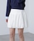 インナーパンツ付きナチュラルコットンバルーンミニスカート