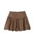 インナーパンツ付きナチュラルコットンバルーンミニスカート