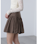 インナーパンツ付きナチュラルコットンバルーンミニスカート