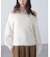 ロングシャギーオフショルニット