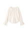 フリルカラーブラウス