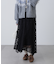 2wayモールレースパネルフレアスカート