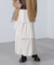 ランダムプリーツティアードスカート