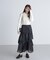 シャイニーフリルティアードスカート
